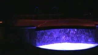 Vanishing edge pool comes to life @ night!