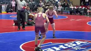 Gabe Swann Central Carroll vs Kadin McDonald Chestatee 2023 4A GHSA State Semifinals 106lbs