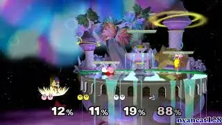 Super Smash Bros. Melee Crazy Mod Request: 3 Tiny Kirbys vs. Falco