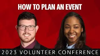 How To Plan an Event | 2023 Volunteer Conference
