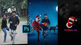 Christmas Photo editing Photoshop Manipulation Tutorial | Santa Claus | PCREATIONZ 2021| Varasai