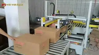 WIN-WIN PACK H type carton sealer machine/carton packing machinery for clothes