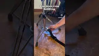 KickStrap stops drum and pedal creep #drumkit #drummer #tools #drums #drumchannel