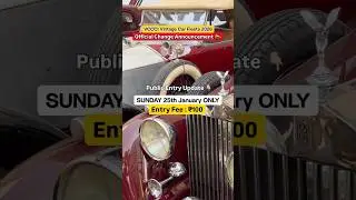 Mumbai Vintage Car Event 😍Old is Gold! #ytshorts #vintagecars #mumbai #classiccars  #shortsdaily