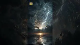 Realistic Thunder & Rain Sounds 8K Visuals #deepSleep #relaxation #whitenoise #shorts