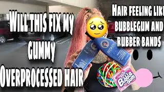 Пытаюсь восстановить свои липкие волосы с помощью шампуня Redken Extreme и средства Extreme Anti-Snap.