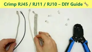 Как обжимать кабели RJ45, RJ11 и RJ10 &mdash; Руководство по подключению Ethernet, телефонной линии и телефонной трубки