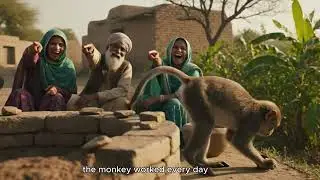 A Silent Monkey Changed the Whole Village | Emotional Moral Story | Quiet Lessons