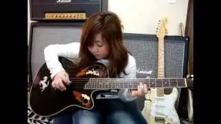 Yngwie 　Like An Angel 　For April 桜花９歳　ギター少女