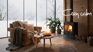Cozy Wooden Cabin by the Water 🔥 Relaxing Mood