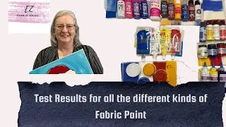 Testing Different Fabric Paints