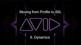 Moving from Profile to S6L:  8. Dynamics