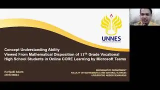 Undergraduated Thesis Defense - Sidang Skripsi Pendidikan Matematika Berbahasa Inggris | MISTER DAY
