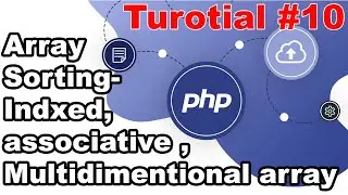 sorting of arrays in php |  Tutorial #10