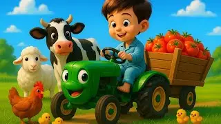 Bauer und Traktor Tom 🚜🐮🐣&ndash; Kinderlieder🎵🎶🎵| #Kinderlieder #kindervideo