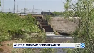 Stoplogs failed at White Cloud Dam, water levels significantly changed