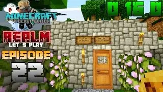 MCPE - Besuch bei UWE - Minecraft PE 0.16.2 MEINEKAFF Realm (Pocket Edition) Deutsch