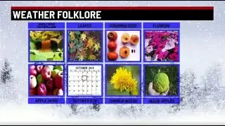 Using weather folklore