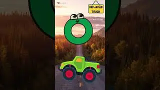 🚗 ABC Vehicle Song for Kids | Fun & Fast Learning A to Z 🚁🚛🎶 | #abcd #kids #shorts #viralvideo