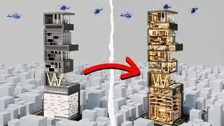 Antilia from inside.  ( 3D animation )