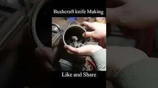 🔪 Crafting a Bushcraft Knife: From Raw Materials to Masterpiece! 🔨🌲