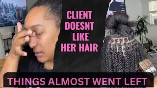 Client Disappointed With Hairstylist Client Complains