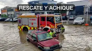 Rescate y achique de agua 💦🚒❤️