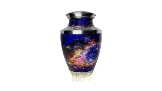 Helix Nebula Cremation Urn by Shine North Memorials