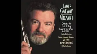 Wolfgang Amadeus Mozart - Concerto for Flute & Harp (James Galway, Marisa Robles)
