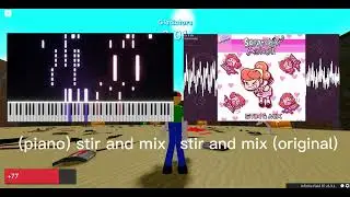 stir and mix but piano and original exetend song (Instrumental) (not that long lol.)