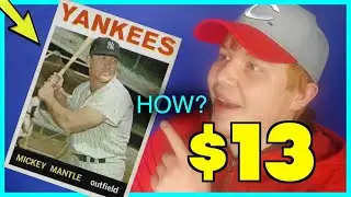 1964 Topps Mickey Mantle | How We Got For $13 | Baseball Card Pack Vintage Opening Collectible MLB