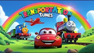 Transportation Tunes - 3D Pixar-Style Animation - Cars, Trains, Boats & More!