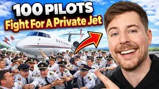 I Gave 100 Pilots a $2,400,000 Private Jet | Last One Wins Challenge