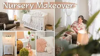 Nursery Makeover (baby girl) 👉🏻 BEFORE & AFTER Transformation