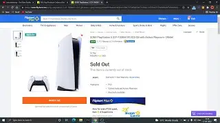 PS5 Flipkart Restock Live Streaming 24/7| Possible drops between 10-12:30 | Streaming