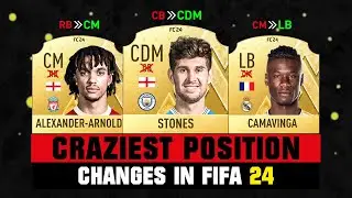 FIFA 24 | CRAZIEST POSITION CHANGES (EA FC 24)! 💀😲 ft. Stones, Trent, Camavinga...