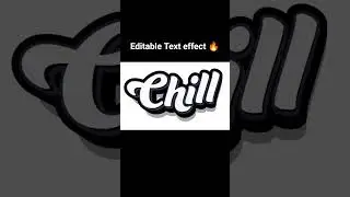 Editable text effect 🔥#text #effects