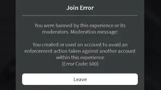 You were banned by BOT【Roblox】
