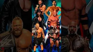 Roman , Under taker And Brock lesnar vs Great khali , Goldberg And Rock Who is Win the Battle #wwe