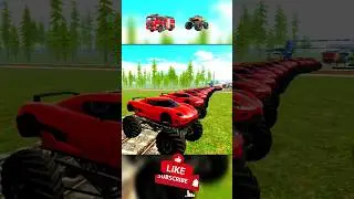 Fair Truck and Monster Car vs Train Crash | Indian Bikes Driving 3D
