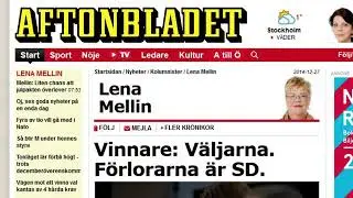 Aftonbladets Lena Mellin blir totalt &Auml;GD