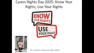 Carers Rights Day 2025 - Know Your Rights, Use Your Rights