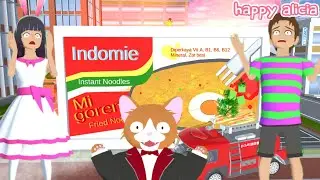 Yuta Mio Masak Mie Dirumah Indomie🤣😱🍜 | Sakura School Simulator | Happy Alicia
