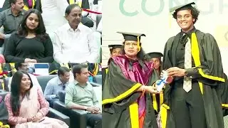 Minister KTR Son Himanshu Graduation Day Celebrations | CM KCR | Qubetv News