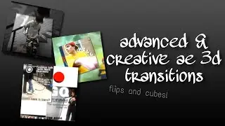 advanced & creative 3d transitions for ae / eden
