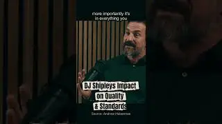 DJ Shipley: Quality & Standards are in the DNA 🧬