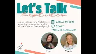 Pep Talk 2-1-26 - Listen in on two Midlife Moms experience with Peptides.