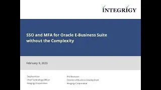 SSO and MFA for Oracle E-Business Suite Without the Complexity
