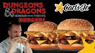 Carl's Jr Dungeons and Dragons themed Bard and Barbarian Burgers