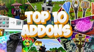 🔥 TOP 10 Addons GRATIS 😱 para Minecraft PE (Bedrock 2025)